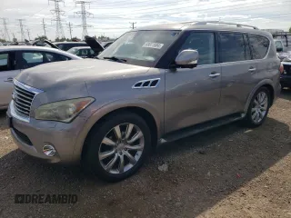 2013 Infiniti QX56 with VIN JN8AZ2NE5D9040560, listed as a Copart auction lot 68071584 with 165,811 mi miles and Clean Title. Bid and sale history available at carsss.com. Image 1.