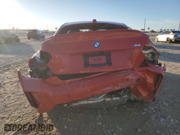 2024 BMW M2 with VIN 3MF13DM04R8E82758, listed as a Copart auction lot 84974884 with 5,940 mi miles and Salvage Title. Bid and sale history available at carsss.com. Image 6.