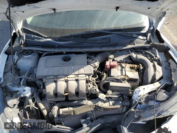 2017 Nissan Sentra S with VIN 3N1AB7AP2HY392616, listed as a Copart auction lot 52530035 with 53,089 mi miles and Salvage Title. Bid and sale history available at carsss.com. Image 12.
