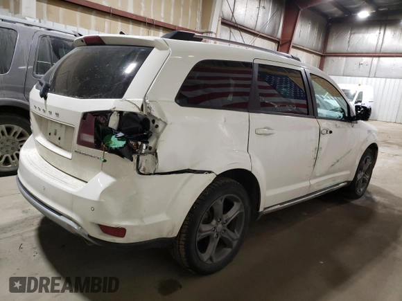 2015 Dodge Journey Crossroad with VIN 3C4PDDGGXFT748991, listed as a Copart auction lot 47484915 with 124,367 mi miles and Salvage Title. Bid and sale history available at carsss.com. Image 3.