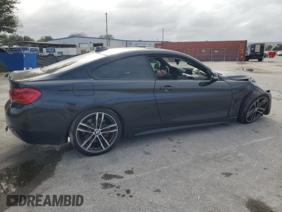 2019 BMW 4 Series 430i with VIN WBA4W3C52KAF91535, listed as a Copart auction lot 79342244 with 67,470 mi miles and Non repairable. Bid and sale history available at DreamBid. Image 3.