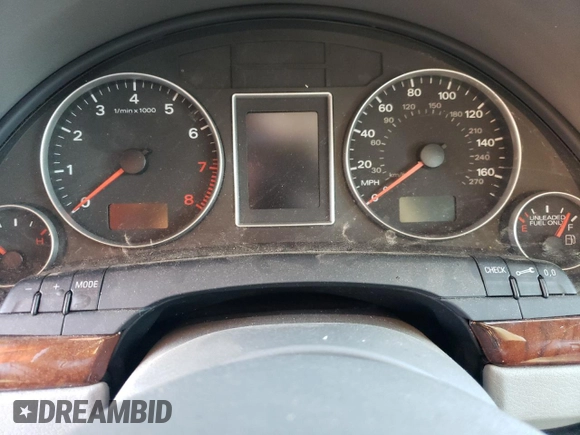 2007 Audi A4 2.0T with VIN WAUKF78EX7A220523, listed as a Copart auction lot 85817004 with 0 mi miles and Salvage Title. Bid and sale history available at carsss.com. Image 9.