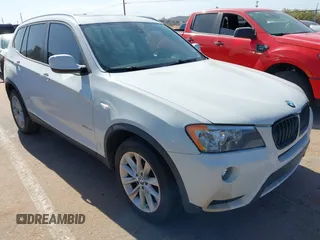 2013 BMW X3 xDrive28i with VIN 5UXWX9C55D0A26358, listed as a IAAI auction lot 42229409 with 145,784 mi miles and . Bid and sale history available at DreamBid. Image 1.