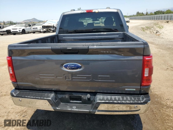 2023 Ford F-150 XL with VIN 1FTEW1C83PKE77757, listed as a Copart auction lot 60327855 with 42,728 mi miles and Clean title. Bid and sale history available at DreamBid. Image 6.