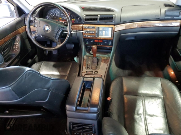 2000 BMW 7 Series 740iL with VIN WBAGH8341YDP13706, listed as a Copart auction lot 78727604 with 215,793 mi miles and Salvage Title. Bid and sale history available at carsss.com. Image 8.