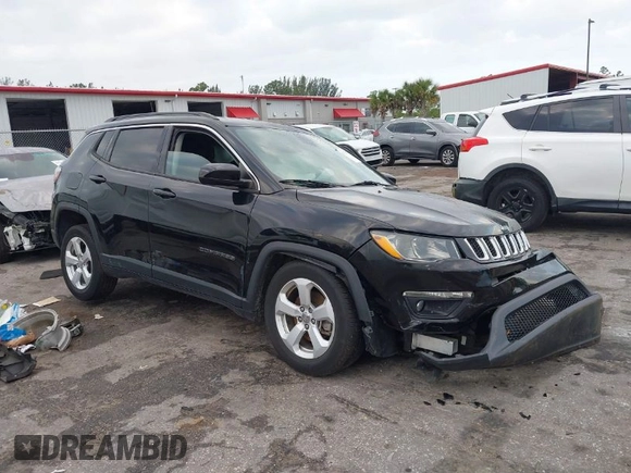 2020 Jeep Compass Latitude with VIN 3C4NJCBB7LT224859, listed as a IAAI auction lot 41727777 with 63,313 mi miles and . Bid and sale history available at DreamBid. Image 1.