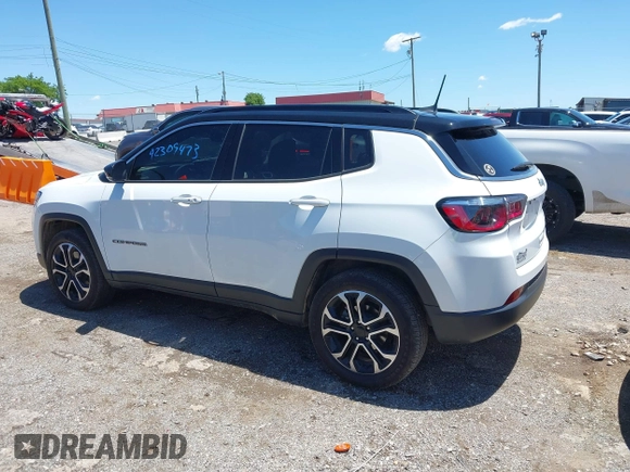2023 Jeep Compass (RED) Edition z VIN 3C4NJDCN7PT555428, wystawiony jako IAAI lot #42309473 z przebiegiem 46 046 mil mil oraz . Historia ofert i sprzedaży dostępna na DreamBid. Obrazek 14.