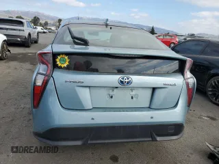 2016 Toyota Prius Four with VIN JTDKARFU6G3024204, listed as a Copart auction lot 43397655 with 0 mi miles and Salvage Title. Bid and sale history available at carsss.com. Image 6.