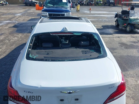 2019 Genesis G70 Dynamic with VIN KMTG34LE2KU032479, listed as a IAAI auction lot 41561604 with 68,098 mi miles and . Bid and sale history available at DreamBid. Image 6.