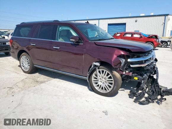 2024 Ford Expedition Max Limited with VIN 1FMJK1K81REB14849, listed as a Copart auction lot 51777455 with 1,088 mi miles and Salvage title. Bid and sale history available at DreamBid. Image 4.