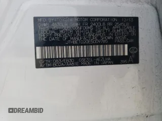 2014 Lexus IS 350 with VIN JTHBE1D20E5009785, listed as a Copart auction lot 43390055 with 163,556 mi miles and Salvage title. Bid and sale history available at DreamBid. Image 12.