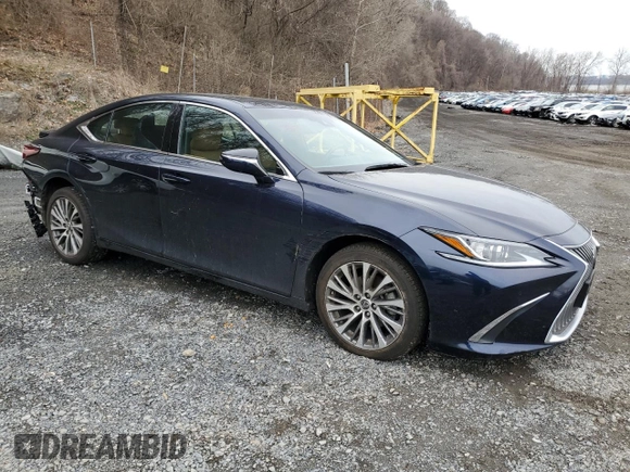 2021 Lexus ES 250 with VIN 58AD11D14MU003669, listed as a Copart auction lot 50762165 with 25,117 mi miles and Salvage title. Bid and sale history available at DreamBid. Image 4.