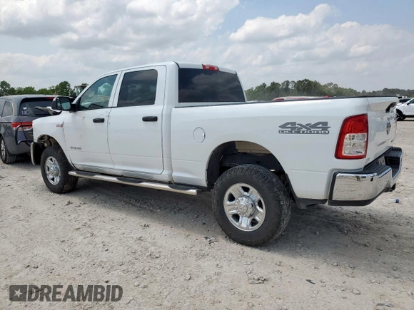 2022 Ram 2500 Tradesman z VIN 3C6UR5CJ6NG373076, wystawiony jako Copart lot #55130025 z przebiegiem 46 317 mil mil oraz Szkoda całkowita • Salvage title. Historia ofert i sprzedaży dostępna na DreamBid. Obrazek 2.