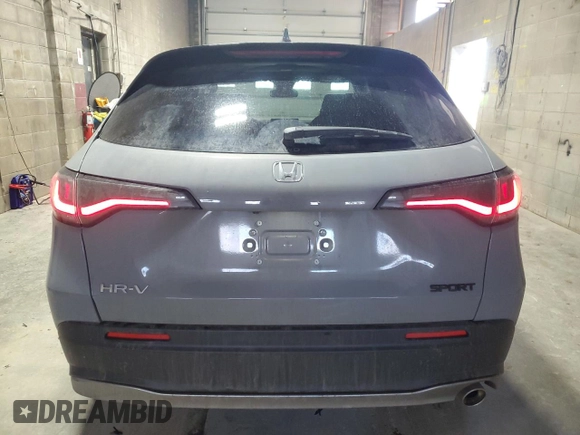 2024 Honda HR-V Sport with VIN 3CZRZ2H57RM751187, listed as a Copart auction lot 46544085 with 15,500 mi miles and Salvage Title. Bid and sale history available at DreamBid. Image 6.