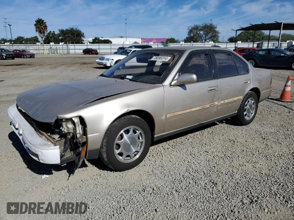 1992 Nissan Maxima z VIN JN1HJ01P6NT623546, wystawiony jako Copart lot #78095314 z przebiegiem 104 718 mil mil oraz Szkoda całkowita • Salvage title. Historia ofert i sprzedaży dostępna na DreamBid. Obrazek 1.