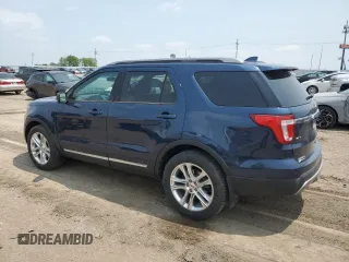 2017 Ford Explorer XLT with VIN 1FM5K8D81HGD16875, listed as a Copart auction lot 57215405 with 114,840 mi miles and Salvage title. Bid and sale history available at DreamBid. Image 2.