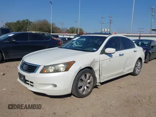 2009 Honda Accord EX-L with VIN 1HGCP36889A049401, listed as a IAAI auction lot 41241557 with 123,990 mi miles and . Bid and sale history available at DreamBid. Image 2.