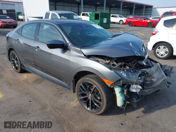 2021 Honda Civic Sport with VIN SHHFK7H44MU217741, listed as a IAAI auction lot 42029373 with 68,572 mi miles and . Bid and sale history available at DreamBid. Image 1.