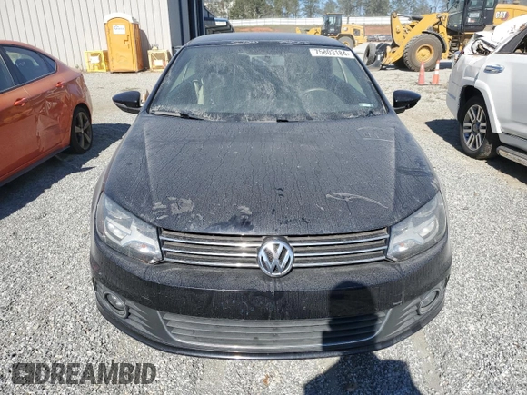 2013 Volkswagen Eos Komfort with VIN WVWBW8AH3DV003705, listed as a Copart auction lot 75803184 with Not Provided miles and Salvage Title. Bid and sale history available at DreamBid. Image 5.