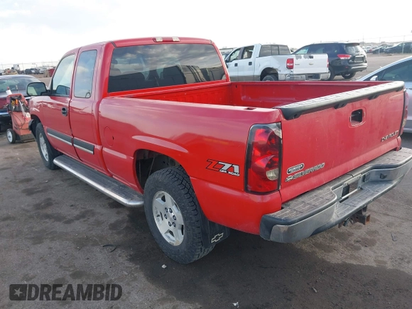2005 Chevrolet Silverado 1500 Z71 with VIN 1GCEK19B75E124688, listed as a IAAI auction lot 41897171 with 101,547 mi miles and . Bid and sale history available at DreamBid. Image 3.