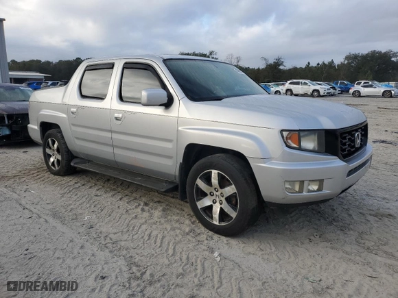 2014 Honda Ridgeline SE with VIN 5FPYK1F66EB014516, listed as a Copart auction lot 43289355 with 0 mi miles and Salvage Title. Bid and sale history available at carsss.com. Image 4.