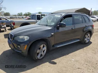 2008 BMW X5 3.0si with VIN 5UXFE43508L025869, listed as a Copart auction lot 53586585 with 100,672 mi miles and Clean Title. Bid and sale history available at carsss.com. Image 1.