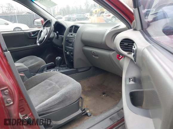 2002 Hyundai Santa Fe GLS with VIN KM8SC73D72U306997, listed as a IAAI auction lot 41519773 with 244,398 mi miles. Bid and sale history available at carsss.com. Image 5.