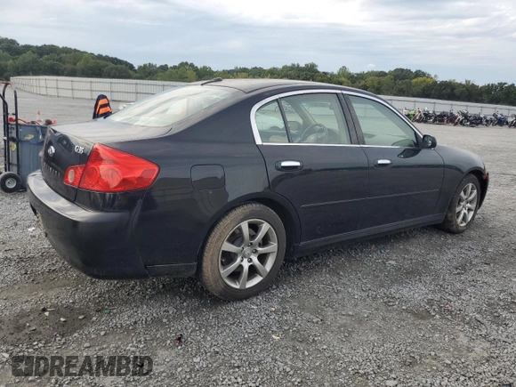 2005 Infiniti G35 with VIN JNKCV51E75M202077, listed as a Copart auction lot 73027434 with 297,743 mi miles and Salvage Title. Bid and sale history available at DreamBid. Image 3.