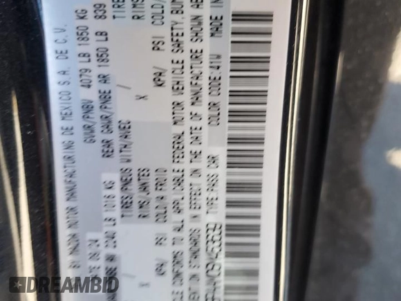 2025 Mazda 3 S with VIN 3MZBPAAM0SM453639, listed as a Copart auction lot 48355455 with 3,589 mi miles and Salvage Title. Bid and sale history available at DreamBid. Image 14.