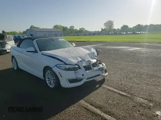 2015 BMW 2 Series 228i with VIN WBA1K5C51FV474079, listed as a Copart auction lot 57457875 with 62,946 mi miles and Salvage title. Bid and sale history available at DreamBid. Image 13.