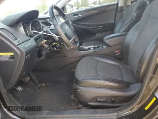 2012 Hyundai Sonata SE with VIN 5NPEC4AB7CH411987, listed as a Copart auction lot 55461465 with 163,438 mi miles and Salvage Title. Bid and sale history available at carsss.com. Image 7.