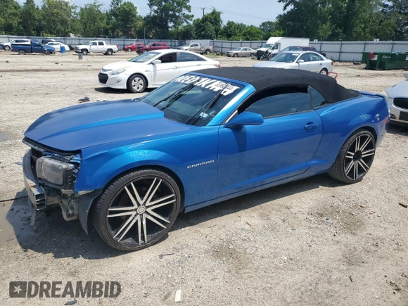 2011 Chevrolet Camaro 1LT with VIN 2G1FB3DD5B9159309, listed as a Copart auction lot 63992344 with 196,161 mi miles and Salvage title. Bid and sale history available at DreamBid. Image 1.