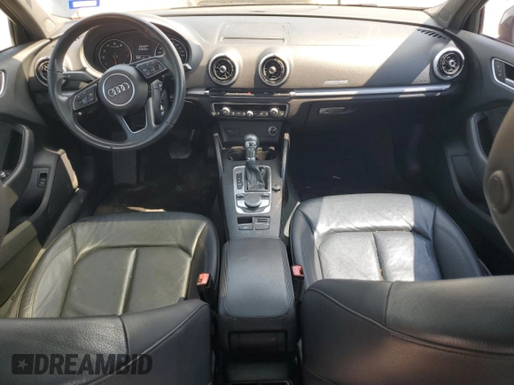 2018 Audi A3 Sedan Premium with VIN WAUAUGFF9J1004859, listed as a Copart auction lot 52322434 with 90,535 mi miles and Salvage Title. Bid and sale history available at carsss.com. Image 8.