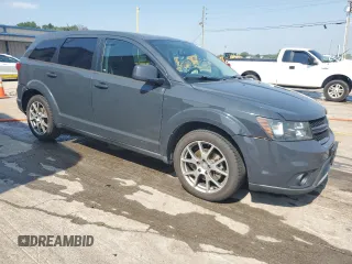 2017 Dodge Journey GT with VIN 3C4PDCEG3HT625758, listed as a Copart auction lot 62083695 with 128,439 mi miles and Salvage title. Bid and sale history available at DreamBid. Image 4.