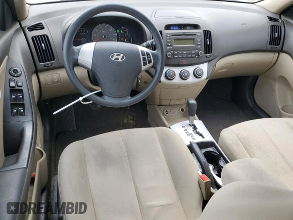2009 Hyundai Elantra GLS with VIN KMHDU46D69U639010, listed as a Copart auction lot 57311405 with 96,759 mi miles and Salvage title. Bid and sale history available at DreamBid. Image 8.