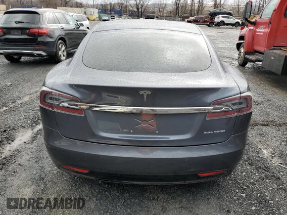 2020 Tesla Model S Long Range with VIN 5YJSA1E25LF369772, listed as a Copart auction lot 48212575 with 20,686 mi miles and Non repairable. Bid and sale history available at DreamBid. Image 6.
