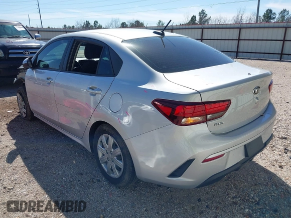2021 Kia Rio LX with VIN 3KPA24AD8ME403664, listed as a IAAI auction lot 41675554 with 37,999 mi miles. Bid and sale history available at carsss.com. Image 3.