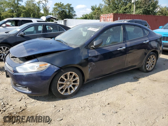 2013 Dodge Dart Limited with VIN 1C3CDFCA1DD148119, listed as a Copart auction lot 70910904 with 118,148 mi miles and Non Repairable. Bid and sale history available at carsss.com. Image 1.