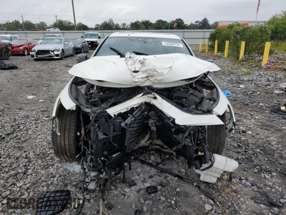 2021 Infiniti Q50 Red Sport 400 with VIN JN1FV7DP5MM850722, listed as a Copart auction lot 74550254 with Not provided miles and Salvage title. Bid and sale history available at DreamBid. Image 5.