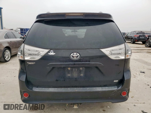2011 Toyota Sienna SE with VIN 5TDXK3DC1BS058195, listed as a Copart auction lot 55395835 with 172,413 mi miles and Salvage title. Bid and sale history available at DreamBid. Image 6.