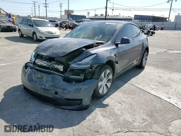 2023 Tesla Model Y Long Range with VIN 7SAYGDEE6PA032862, listed as a Copart auction lot 46542405 with 12,181 mi miles and Salvage Title. Bid and sale history available at DreamBid. Image 11.