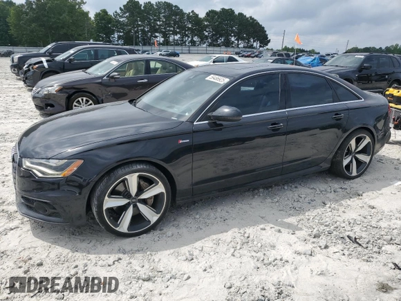2012 Audi A6 Prestige with VIN WAUJGAFC2CN090358, listed as a Copart auction lot 59486925 with 159,885 mi miles and Salvage title. Bid and sale history available at DreamBid. Image 1.