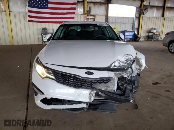 2019 Kia Optima LX with VIN 5XXGT4L39KG356855, listed as a Copart auction lot 49480425 with 75,212 mi miles and Salvage Title. Bid and sale history available at carsss.com. Image 5.