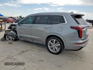 2024 Cadillac XT6 FWD Premium Luxury with VIN 1GYKPCRS7RZ704046, listed as a Copart auction lot 62534055 with 25,644 mi miles and Salvage title. Bid and sale history available at DreamBid. Image 2.