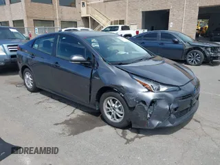 2020 Toyota Prius L Eco with VIN JTDKARFU5L3126040, listed as a IAAI auction lot 42025675 with 18,115 mi miles and . Bid and sale history available at DreamBid. Image 1.