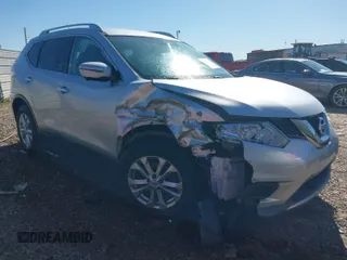 2016 Nissan Rogue SV with VIN KNMAT2MT6GP714311, listed as a IAAI auction lot 41802626 with 86,660 mi miles. Bid and sale history available at carsss.com. Image 1.