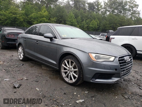2015 Audi A3 1.8T Premium Plus with VIN WAUCCGFF2F1128698, listed as a Copart auction lot 61918183 with 57,605 mi miles. Bid and sale history available at carsss.com. Image 4.