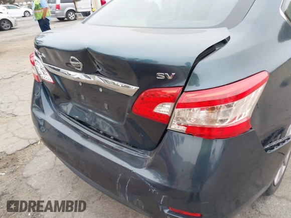 2015 Nissan Sentra S with VIN 3N1AB7APXFY277095, listed as a IAAI auction lot 42040176 with 188,763 mi miles. Bid and sale history available at carsss.com. Image 12.