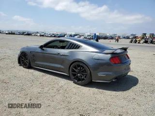 2016 Ford Mustang GT with VIN 1FA6P8CF5G5206504, listed as a Copart auction lot 55448035 with 76,856 mi miles and Salvage title. Bid and sale history available at DreamBid. Image 2.
