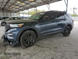 2024 Ford Explorer ST-Line z VIN 1FMSK7KH3RGA80716, wystawiony jako Copart lot #51123065 z przebiegiem 7 265 mil mil oraz Szkoda całkowita • Salvage title. Historia ofert i sprzedaży dostępna na DreamBid. Obrazek 1.